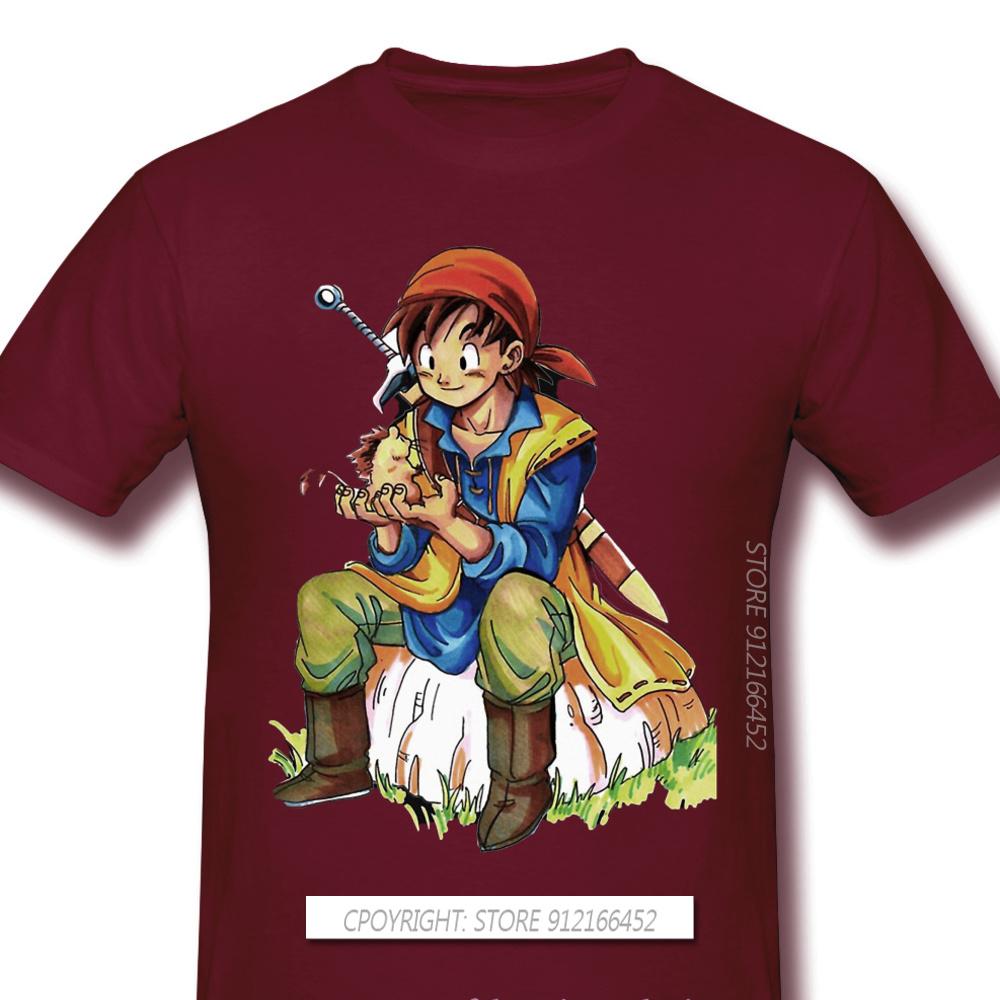 Customization Clothes Dragon Quest Funny Anime Unisexga Novelty Short Sleeve Unisexs Tshirts Cute Fashion For Unisex
