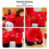 Soft Sheep Plush Toy 25CM New Year Sheep Doll Cartoon Sheep Year Plush Doll  Holiday Decoration