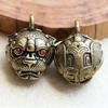 Metal Brass Tiger Key Chains Diy Hangings Jewelry Accessories Vintage Figurines