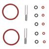 12PCS Silicone O Ring Seals Maintenance Set for Coffee Machine Silicone O Ring Repair Kit Coffee