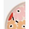 Marimekko Pikkuinen Unikko Plate 13.5cm Women's 52_1_52269475495 F Light Pink x Orange