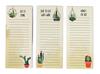 Pack of 3 Magnetic Fridge To-Do List Notepads- Magnetic Memo Pads For Refrigerator-  (50 Sheets