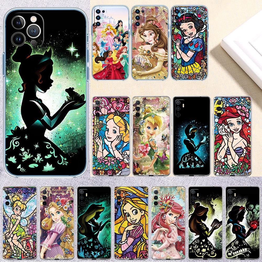 Прозрачный чехол для телефона Disney Princess для Motorola Moto G10 G20 G30 G31 G32 G34 G35 G41 G42 G50 G51 G52 G55 G60 G60S
