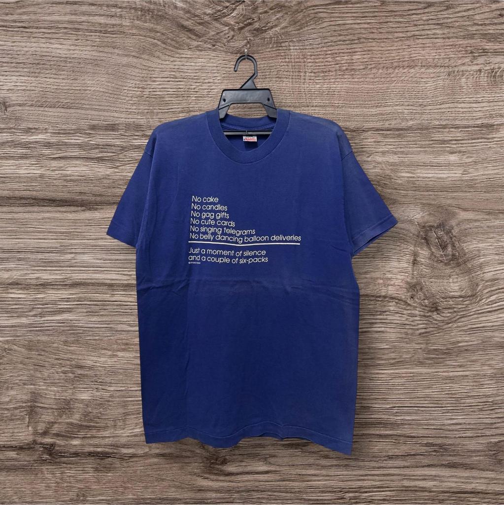 Vintage 90’s Inspirational For Human Diet Tee / Advertisement Tee / Wording Tee / Menswear / Humour Tee / Graphic Tee / Size L