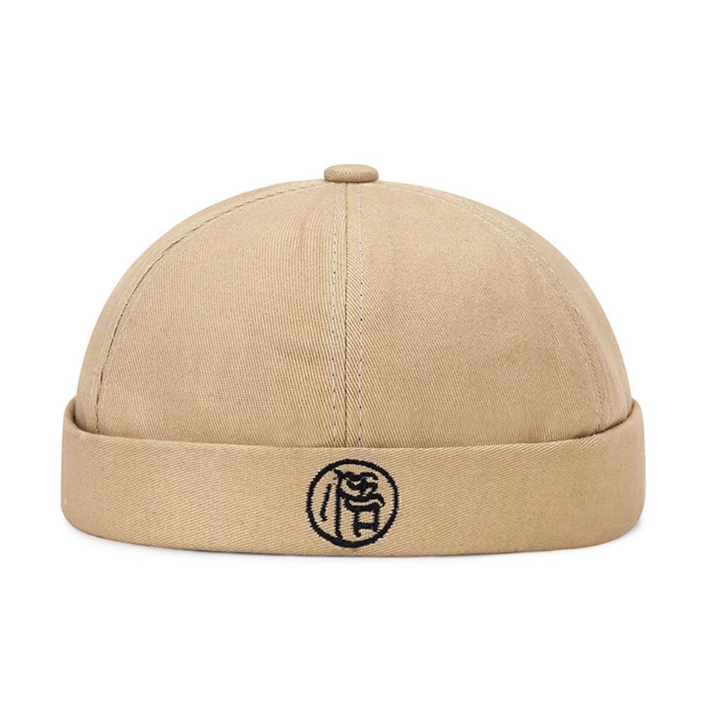 Cotton Round Hat Adjustable Docker Cap 2024 Hip Hop Hat Unisex