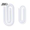 Paperclip Bookmarks 10 Pcs Sublimation Paper Clips Blank Acrylic Jumbo for DIY Customization Heat Transfer Paperclips Bookmark Home School Office