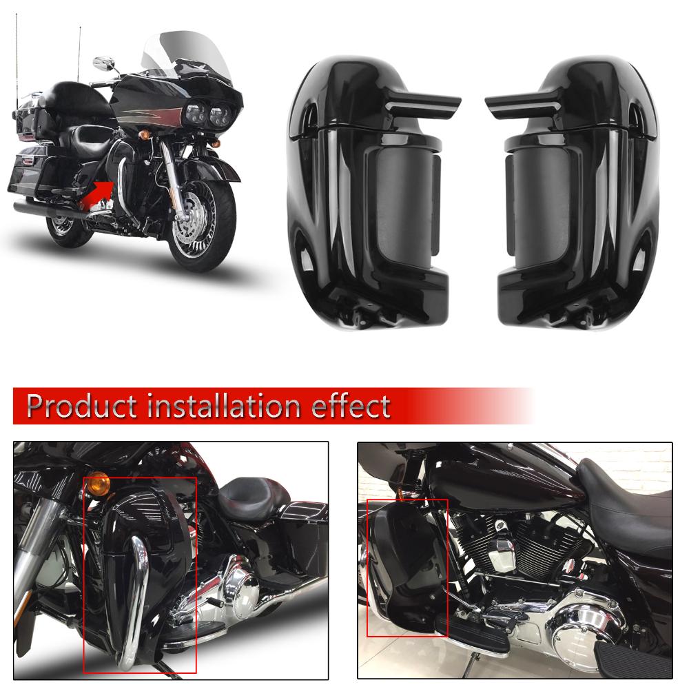 Нижние вентилируемые обтекатели ног, перчаточный ящик для Harley Road Street Electra Glide 1983-13