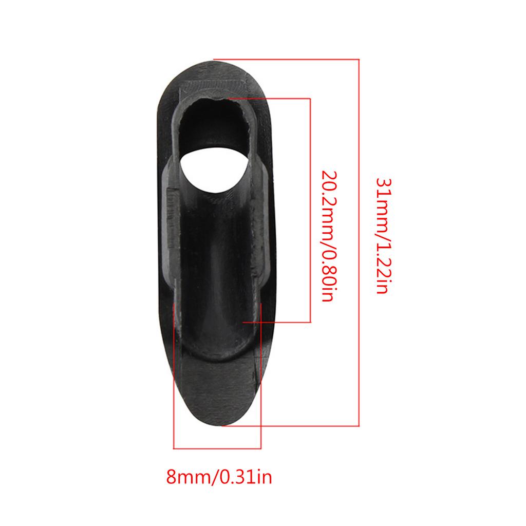 10Pcs Bicycles Hose Bike Line Pipe Clamp Hose Wire Clamps Bike Oil Tube Fixed Clip Bike Part Frame Bike Wire Tube Clamp