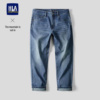 Мужские летние джинсы прямого кроя HLA