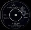 7-дюймовая пластинка ADAM FAITH THE ROULETTES So Long Baby R5061 Parlophone 1963 UK Рок Б/у