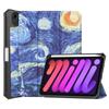 Для iPad Mini 7 6 8.3'' с держателем для стилуса-[Складная подставка + Автопробуждение/Сон], Цветной Премиальный чехол из ПУ-кожи, Ударопрочный корпус
