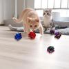 5 Pcs Cats Crinkle Paper Balls Safe Balls for Kitten Cats Interactive Cats Toy Crinkle Balls Colorful Toy