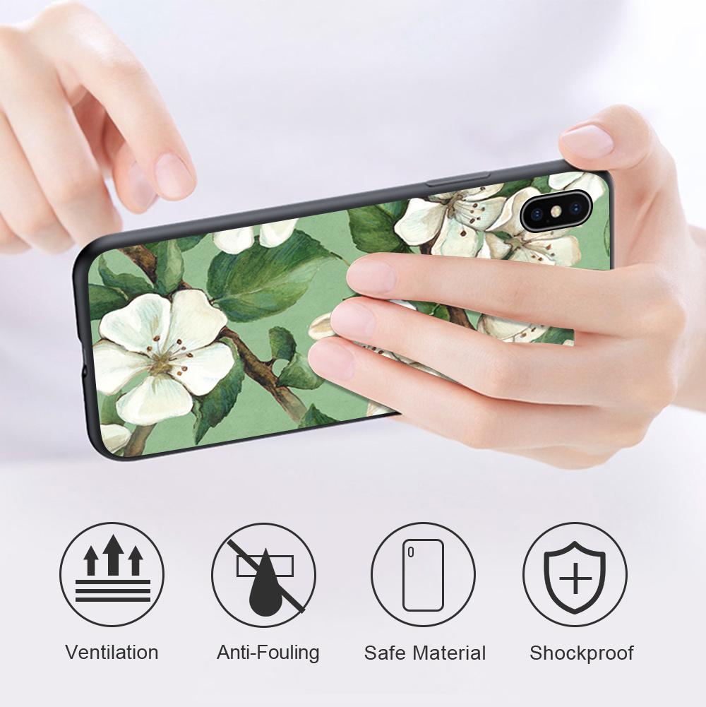 Shockproof Soft Case Cartoon Flowers Design Casing Girls Boys Lovely Soft TPU Silicone Phone Case Cover for Samsung