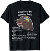 Labrador Brain Black Yellow Chocolate Lab Gift T Shirt Labby Gift T-Shirt