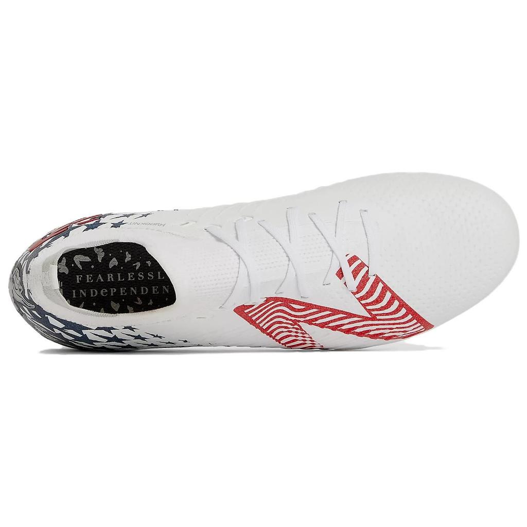 New Balance Кроссовки унисекс Timothy Weah x Tekela v4 Pro Low FG Queens Finest Белый Красный Синий ST1FLGC4