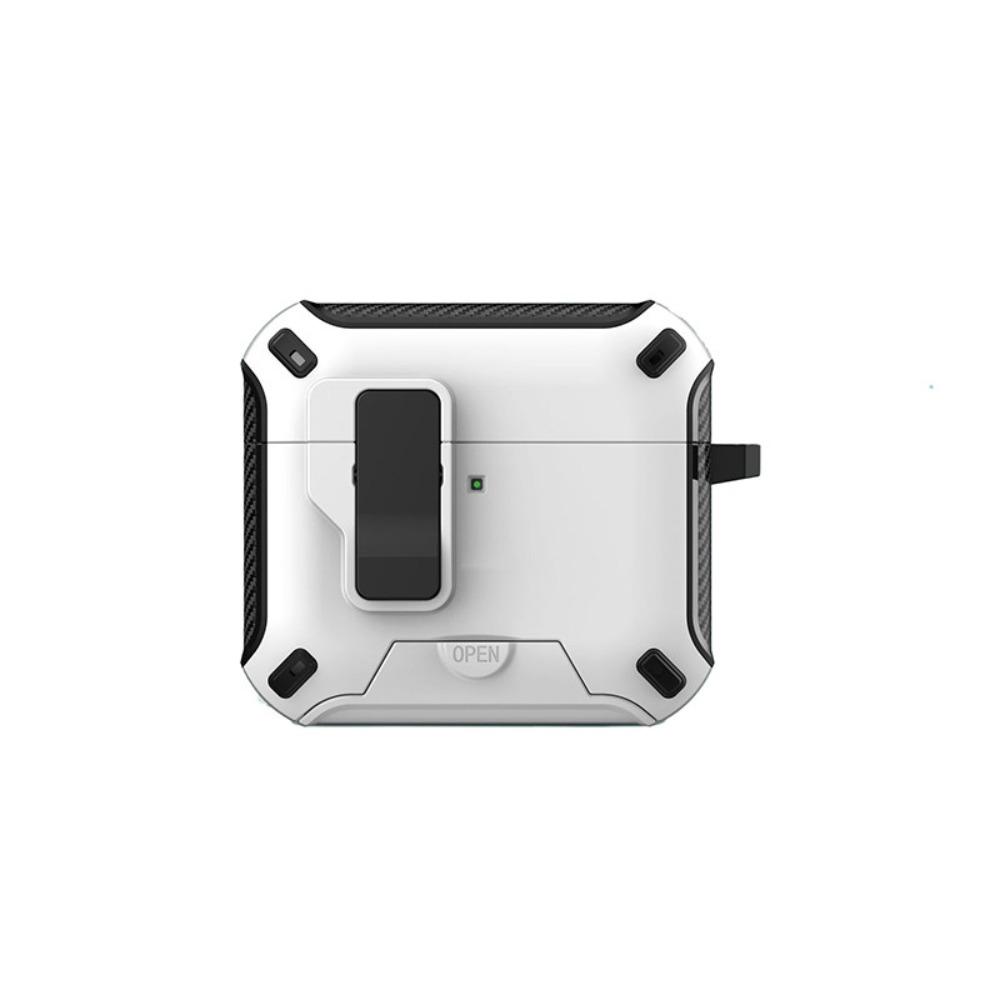 Military Grade Shockproof Secure Lock Clip OTT-BOX Case For AirPods Pro 4 2 3 1 With Phone Bracket Armor Magnetic Earphone Cover