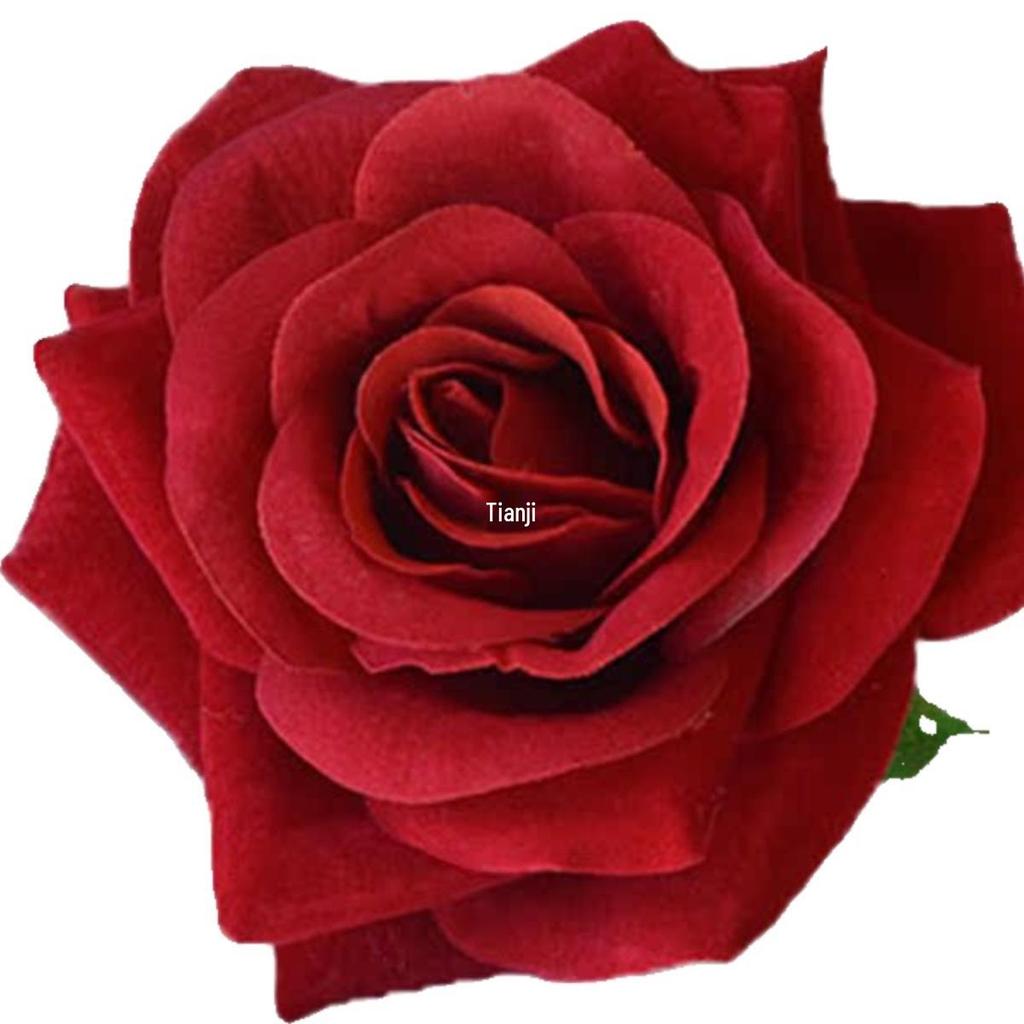 Винтажная красная роза заколка для волос сбоку для танцевальных выступлений