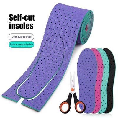 Бесплатные стельки для резки Двусторонние стельки для обуви «Обрежь по размеру» Универсальные дышащие стельки с амортизацией для взрослых и детей