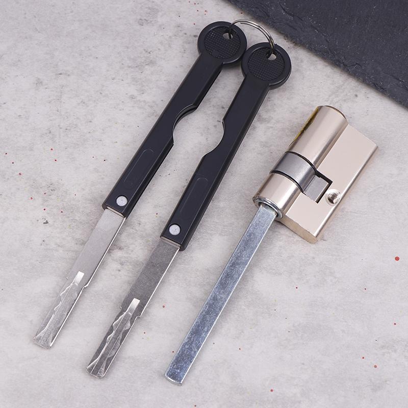 Медный автоматический цилиндр замка с отпечатками пальцев с хвостовиком C-Class Core Противоугонный аварийный замок для двери