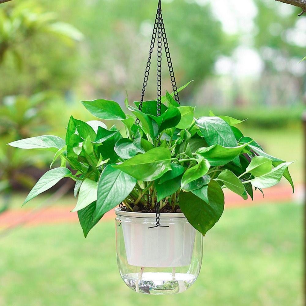 Garden Decoration Self-watering Flower Pot Plant Home Decor Durable Houseplant Flowerpot