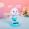 Solar Dancing Figures Car Toy Cute Rabbit Solar Powered Dancing Toys Bobblehead Dashboard Car Interior Accessories Gift For