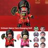 Sichuan Opera Face Changing Doll Chinese Style Creative Relief Pendant Doll Stress Gift Toy Z2F4