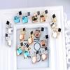 Crystal Earrings New Fashion Geometric Rhinestone Stud Earrings for Women Gift