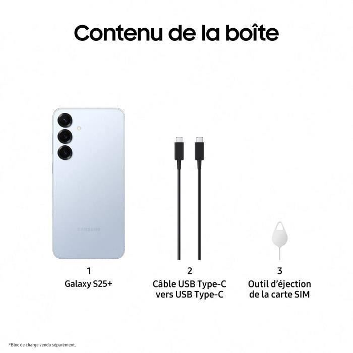 Samsung Galaxy S25 Plus 5G ИИ-смартфон 12 ГБ ОЗУ/256 ГБ SIM+eSIM
