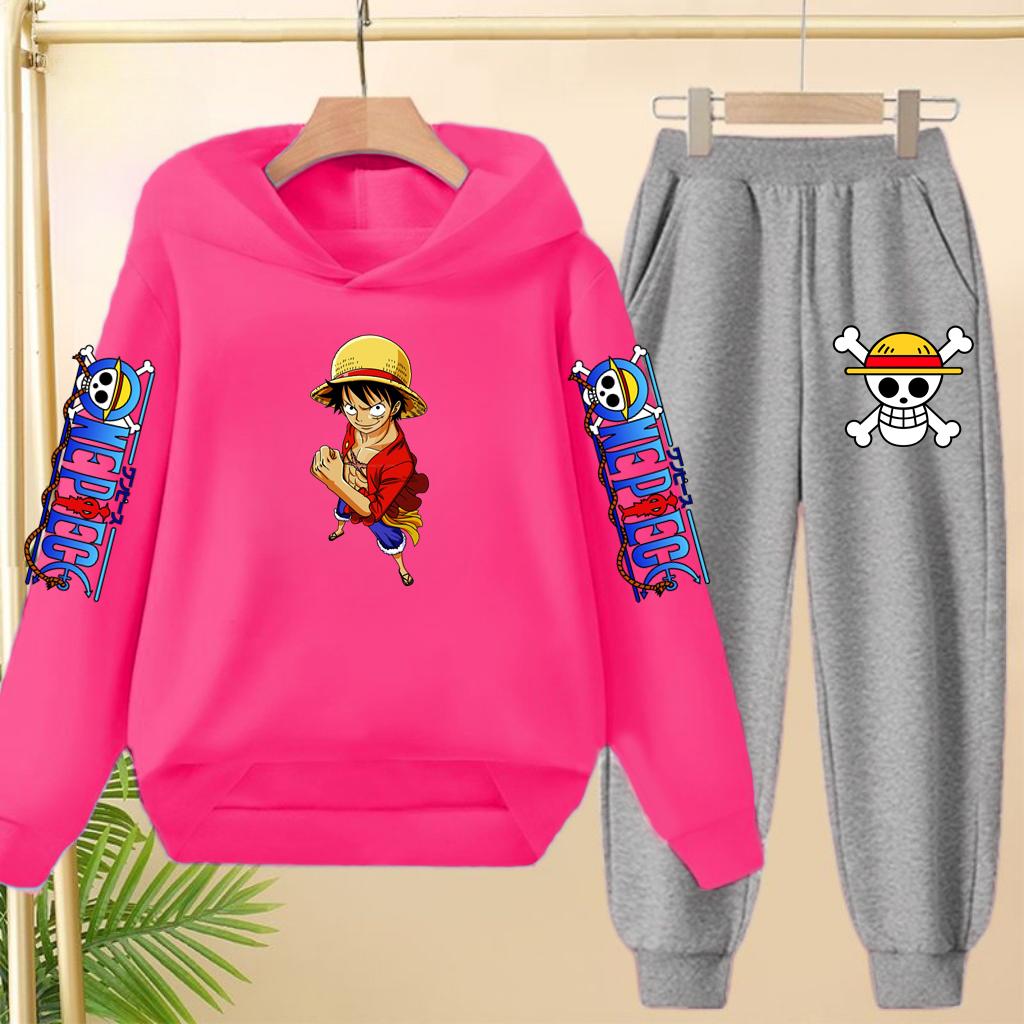 2026 Latest Children's Sports Outfit - 2-piece Hoodie+pants with Cartoon Patterns. Comfortable and Pleasant Boys' and Girls' Set