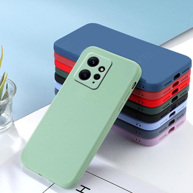 For Xiaomi Redmi Note 12 Case Cover For Redmi Note 11S 11 12 Pro Plus 5G Capas Liquid Silicone Soft Fundas Redmi Note 12 Global