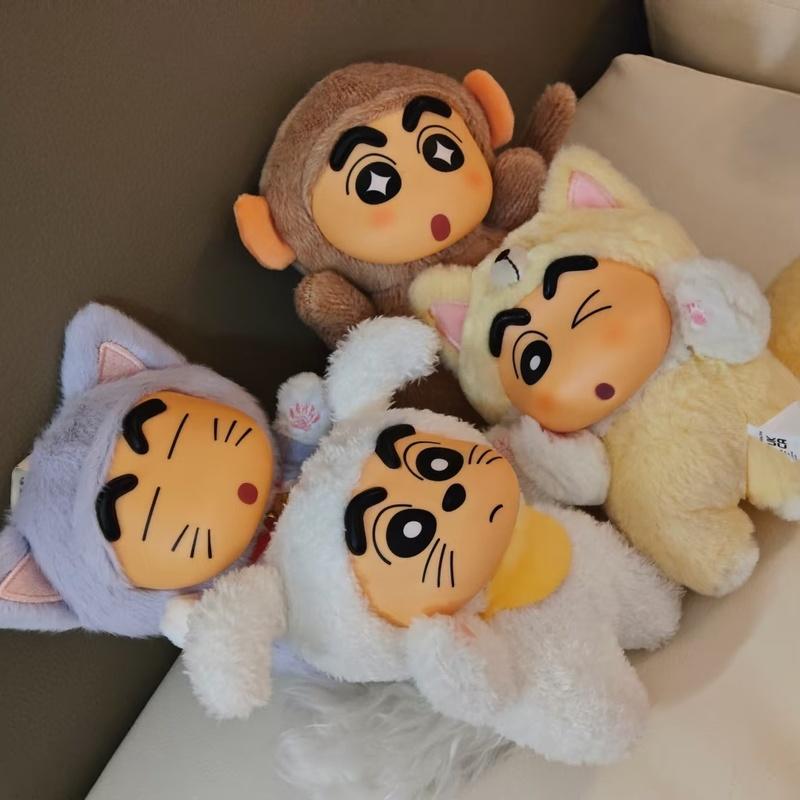 52toys Крошка Цин-Чан Большой Хвост Виниловое Лицо Плюшевая Игрушка Слепой Коробка Детский Милый Подарок Подвеска на Рюкзак Ручная Работа Украшения Кукла Фигурка