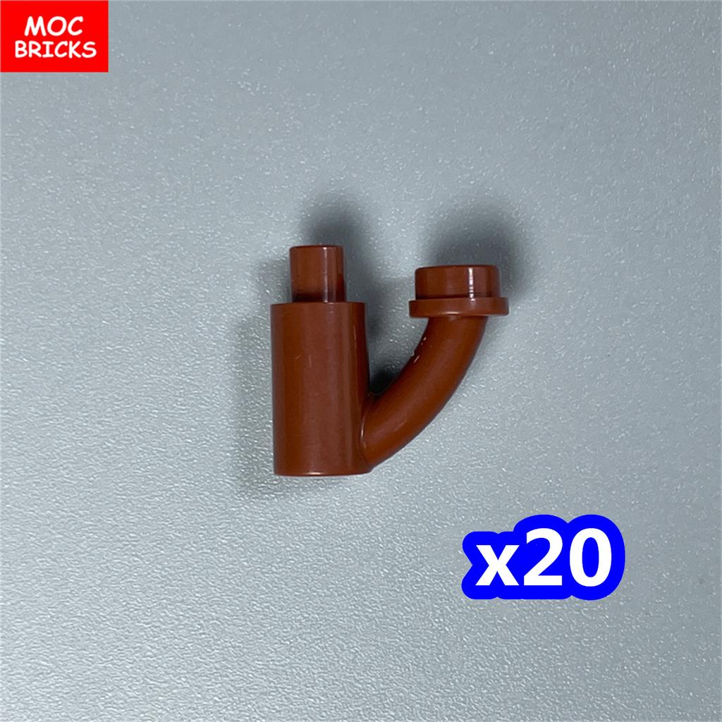 20pcs MOC Bricks Plant Stem 1566 Garden Farm House Scene Bouquet Accessories Building Block Parts DIY Christmas Gift Toy