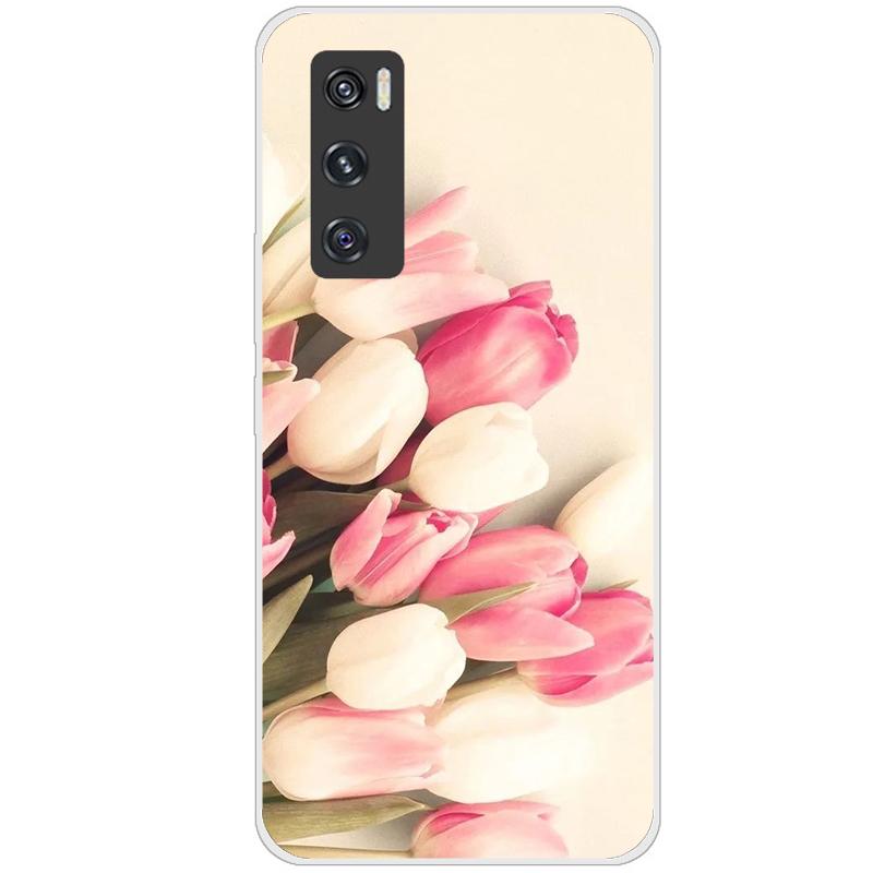 Силиконовый чехол для Coque Vivo V20 SE, чехол для телефона Vivo V2022 V2023 V20SE, чехлы с мягким бампером для Vivo V20 SE, сумка