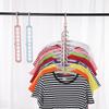 Nine-Hole Foldable Multifunctional Clothes Hanger and Storage Rack