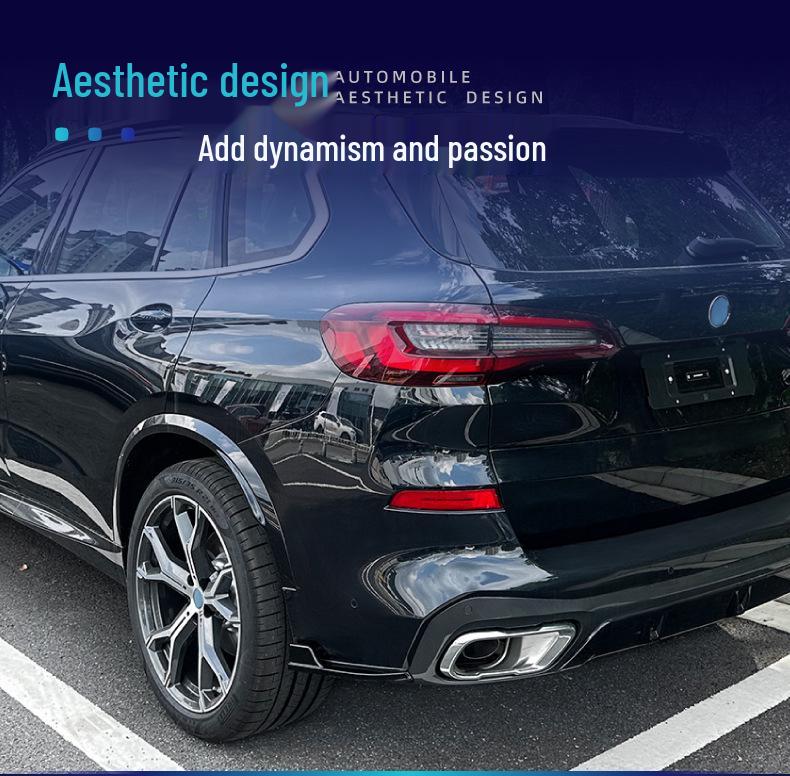 Модификация переднего сплиттера и заднего бампера BMW "Ветровое лезвие"