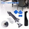 Glue Scraper Metal Spatula Head High Hardness Wear Resistant Detachable Rubber Head Flexible Replacement 3