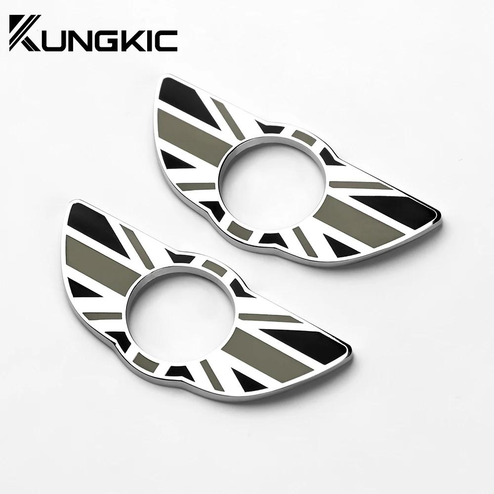 Car Auto Accessories For BMW Mini R60 Countryman Door Pin Lock Wing Emblem Badge Stickers For Mini Cooper Countryman R60 R61 Acc