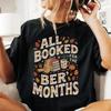 Book Lover Fall Comfort Colors Shirt: Cozy Autumn Reading Tee