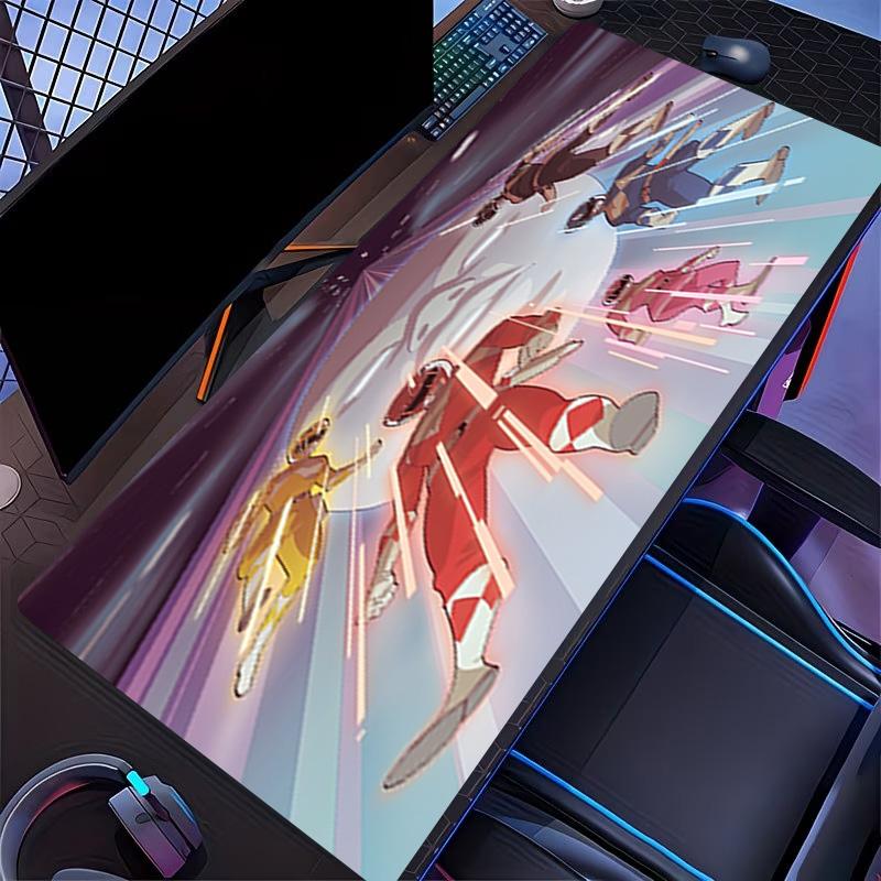 Mighty Morphin Power Rangers Print Mouse Pad, for Keyboard Pad Laptop PC Mat for Office Home Use, Desk Decor, Perfect Birthday Gift for Gamers