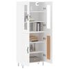 VidaXL Highboard White 69.5x34x180 Cm Engineered Wood 3198369