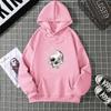 2025 Autumn Winter Couple Style Sunflower Skull Print Hoodie Men Women Casual Simple Top Streetwear Full Sleeve Decorated Hoodie