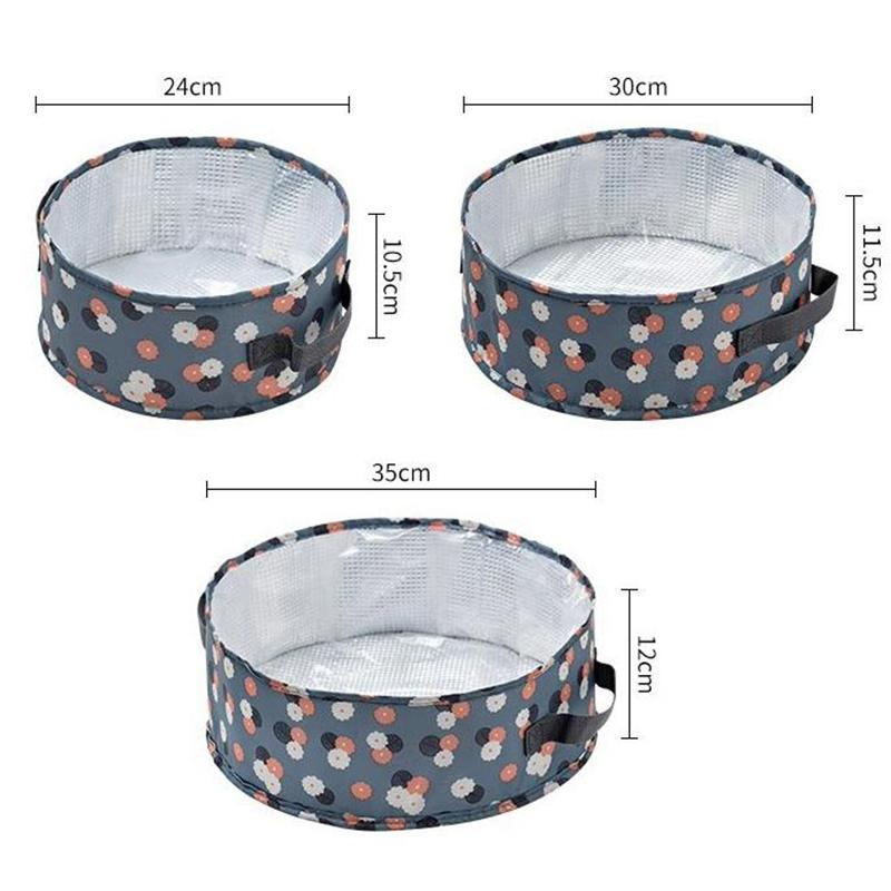 Складная ванна для ног, портативная сумка для ванны, умывальник, ведро для воды, большая вместимость, ванна для ног, спа-массаж, стиральная ванна для путешествий на открытом воздухе