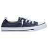 Converse Chuck Taylor All Star Shoreline Low Спортивные темно-синие женские кеды Синие 537080F