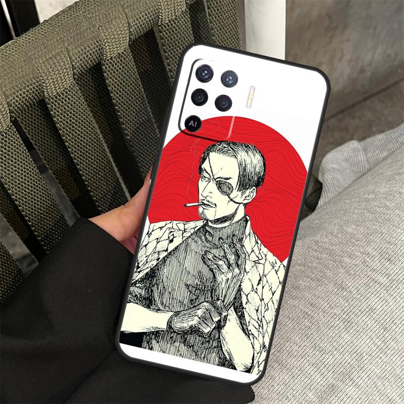 Чехол Yakuza для Японии для Oppo A18 A38 A58 A78 A98 A74 A94 A54 A40 A60 A80 A16 A76 A96 A15 A57S A17 A77