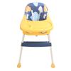 Baby High Chair Adjustable Infant Feeding Chair Multi Functional Silpless Safety Colorful Cushion