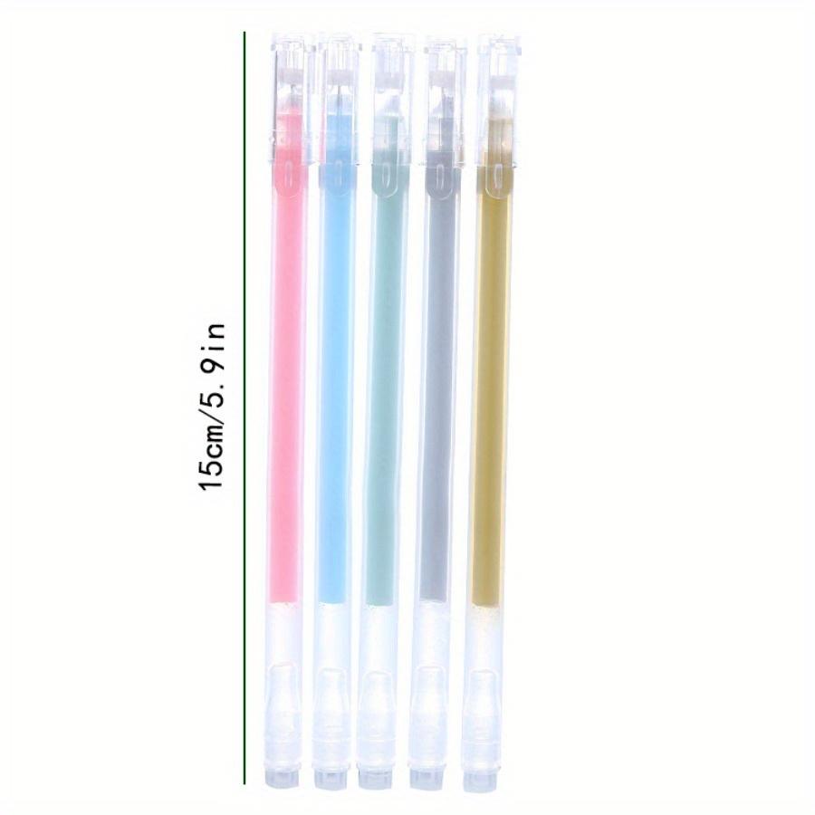 20pcs 0.5mm Pastel Pen Large Capacity Gel Pen Color Handbook Pen Marker High Gloss Pastel Pen Album Flash Pen