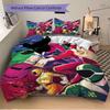 3pcs Power Rangers Pattern Bedding Set - Includes Quilt Cover and Pillowcases, Suitable for All Seasons, Machine Washable - Ideal Gift for F