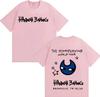 Hannah Bahng The Misunderstood World Tour Unisex Pure Cotton Clothes Hip Hop Style Retro Tee High Quali