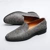 Модные мужские повседневные туфли из натуральной кожи с острым носком, мужские лоферы, дышащая офисная обувь, мужские дизайнерские слипоны для вождения, мокасины