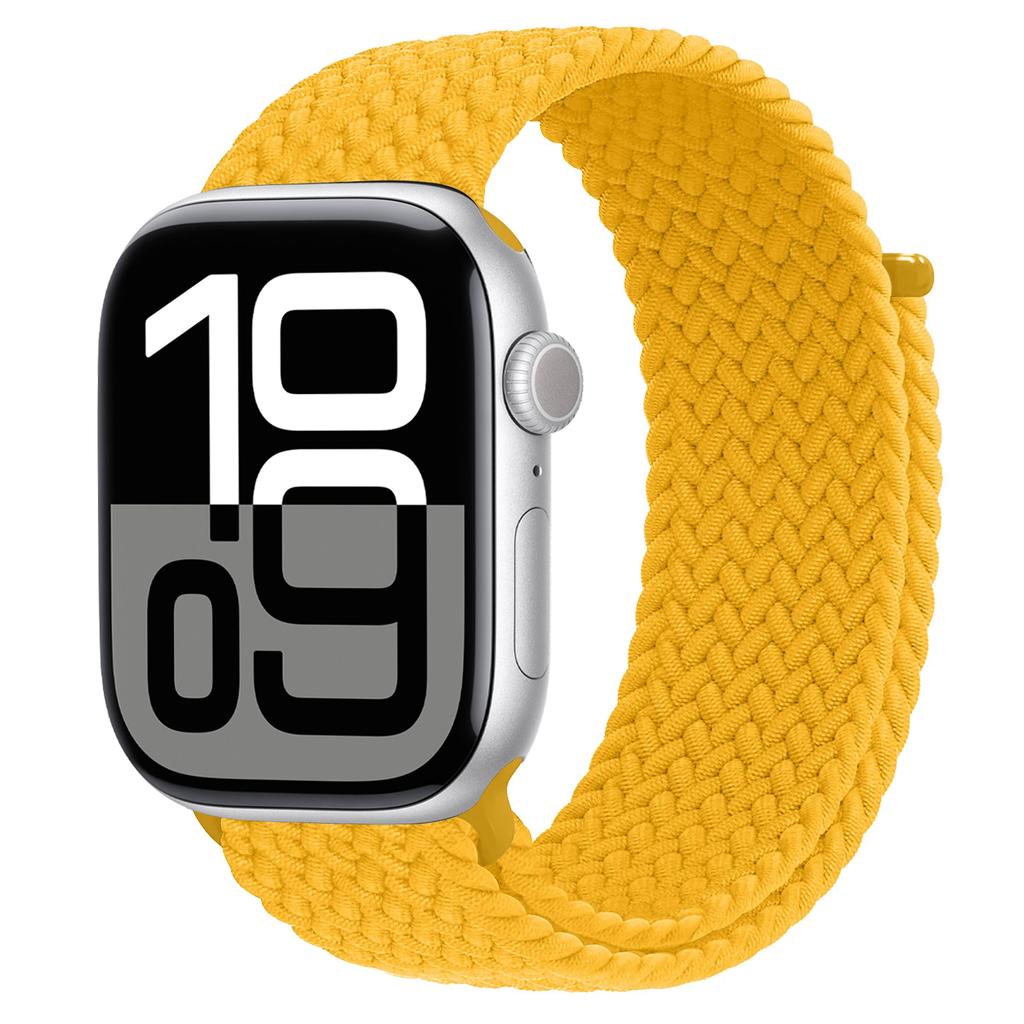 Плетеный ремешок для Apple watch 10 11 Ремешки 46мм 45мм ultra2 49мм 44мм 40 41мм 42мм correa bracelet iWatch series 9 8 7 3 5 4 se 6